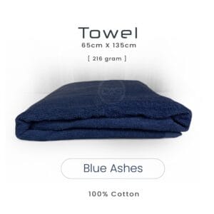 Towel Blue Ashes - 65cm X 137cm