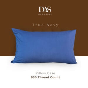 TRUE NAVY-  <b>MOQ 10 </b>- Sarung Bantal Microfiber 880TC